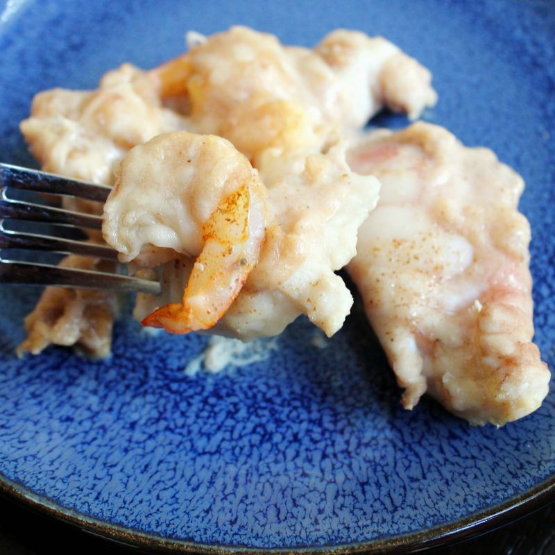 image of Deliciosa receta de pescado al horno con camarones